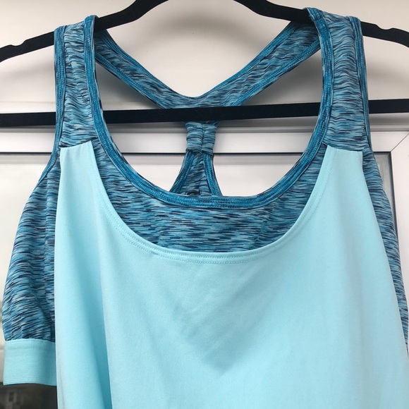 Work Out Tank with Built In Sports Bra - Picture 2 of 6